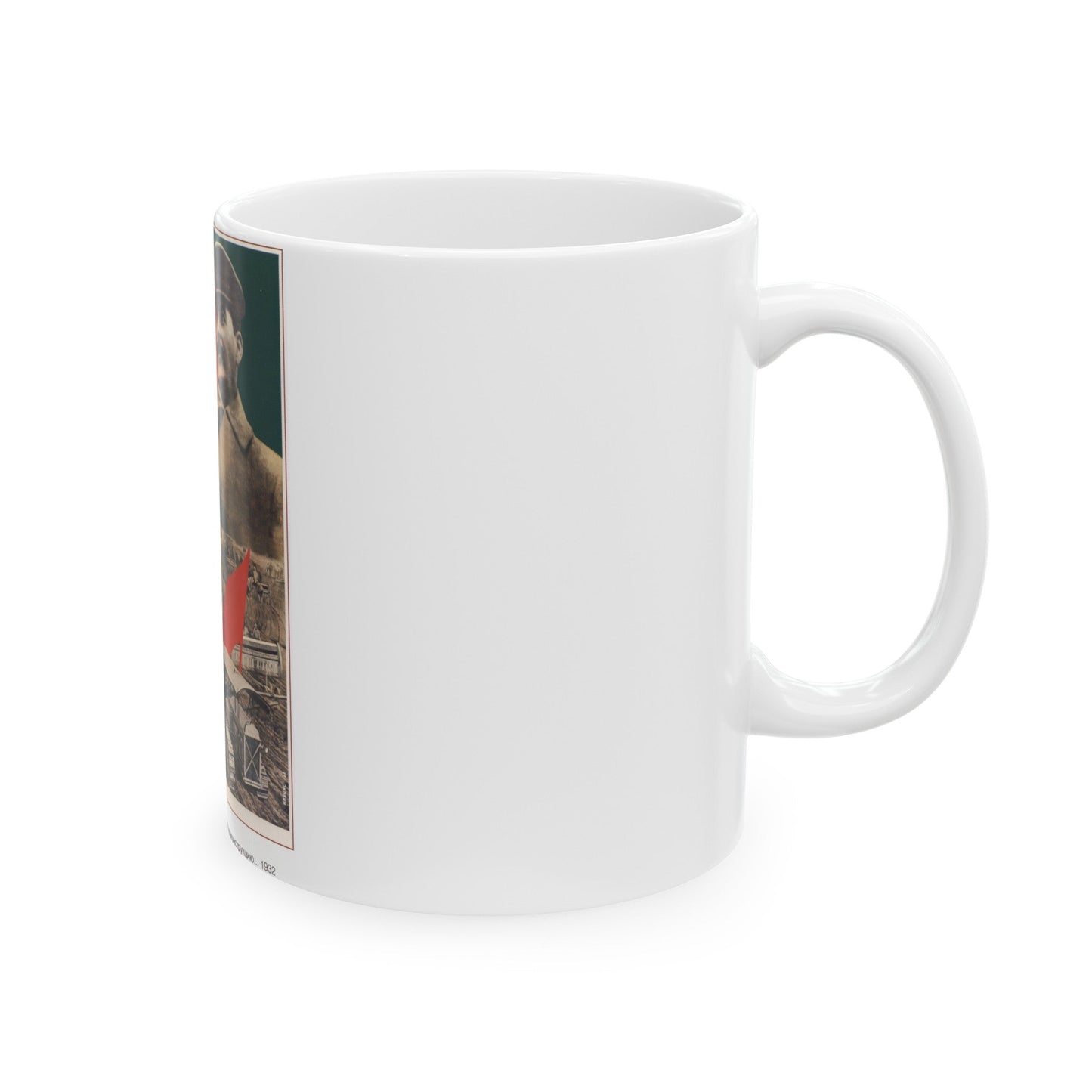 Soviet Era Poster 158 - White Coffee Mug-The Sticker Space