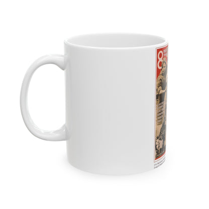 Soviet Era Poster 159 - White Coffee Mug-The Sticker Space