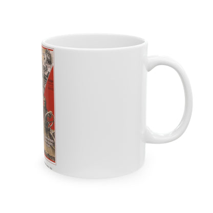 Soviet Era Poster 159 - White Coffee Mug-The Sticker Space