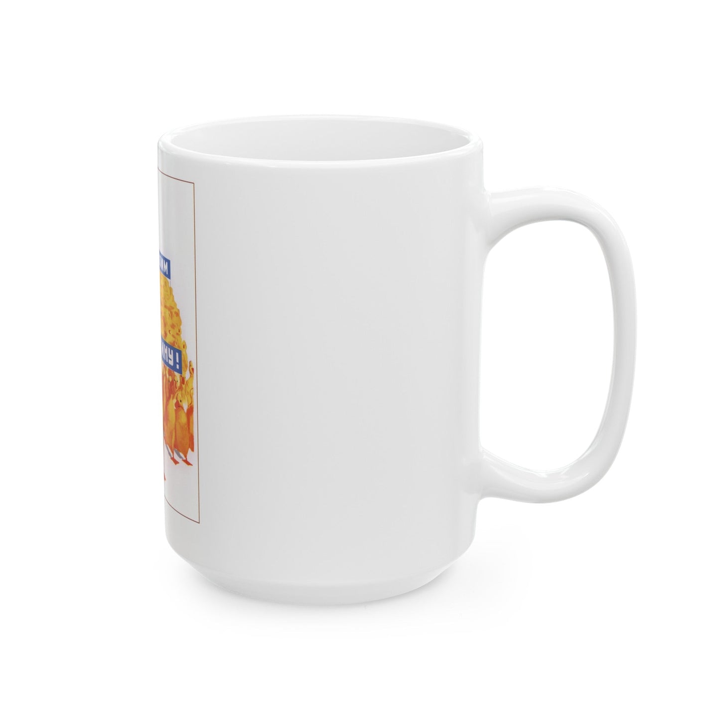 Soviet Era Poster 16 - White Coffee Mug-The Sticker Space