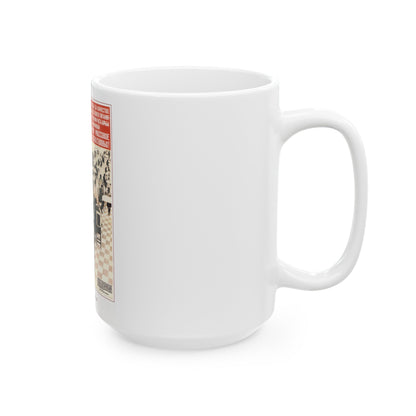 Soviet Era Poster 160 - White Coffee Mug-The Sticker Space