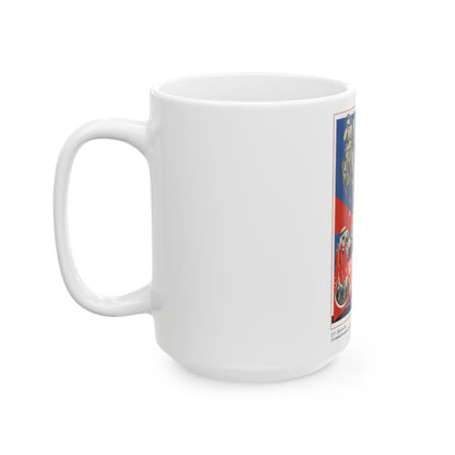 Soviet Era Poster 162 - White Coffee Mug-The Sticker Space