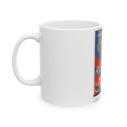 Soviet Era Poster 162 - White Coffee Mug-The Sticker Space