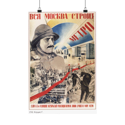 Soviet Era Poster 163 - Paper Poster-12″ x 18″-The Sticker Space