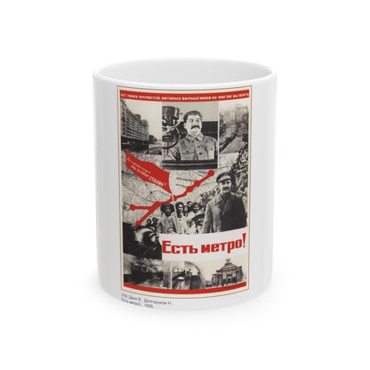 Soviet Era Poster 164 - White Coffee Mug-11oz-The Sticker Space