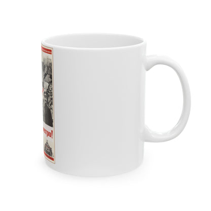 Soviet Era Poster 164 - White Coffee Mug-The Sticker Space