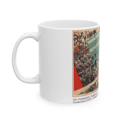 Soviet Era Poster 167 - White Coffee Mug-The Sticker Space