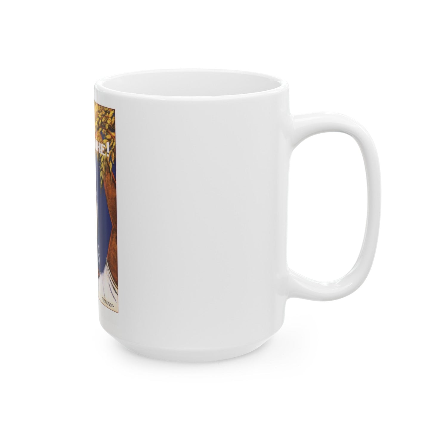 Soviet Era Poster 17 - White Coffee Mug-The Sticker Space