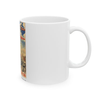 Soviet Era Poster 170 - White Coffee Mug-The Sticker Space