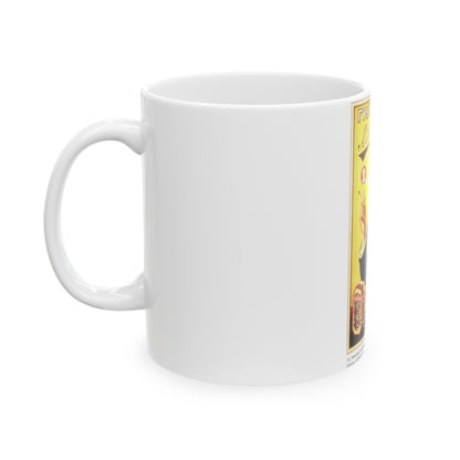 Soviet Era Poster 183 - White Coffee Mug-The Sticker Space