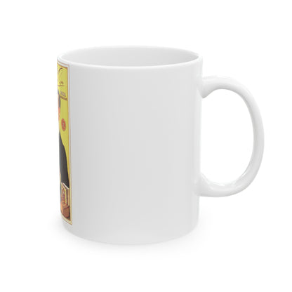 Soviet Era Poster 183 - White Coffee Mug-The Sticker Space