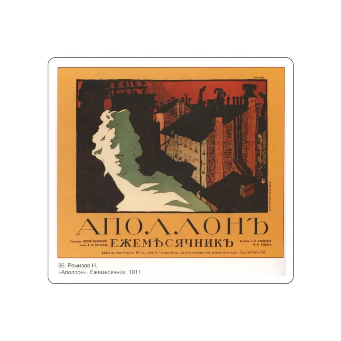 Soviet Era Poster 207 STICKER Vinyl Die-Cut Decal White 3 Inch - The Sticker Space