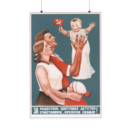 Soviet Era Poster 235 - Paper Poster-24″ x 36″-The Sticker Space