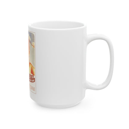 Soviet Era Poster 238 - White Coffee Mug-The Sticker Space