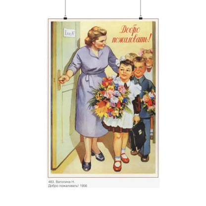 Soviet Era Poster 257 - Paper Poster 24″ x 36″ Matte - The Sticker Space