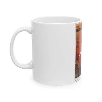 Soviet Era Poster 322 - White Coffee Mug-The Sticker Space