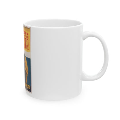 Soviet Era Poster 323 - White Coffee Mug-The Sticker Space