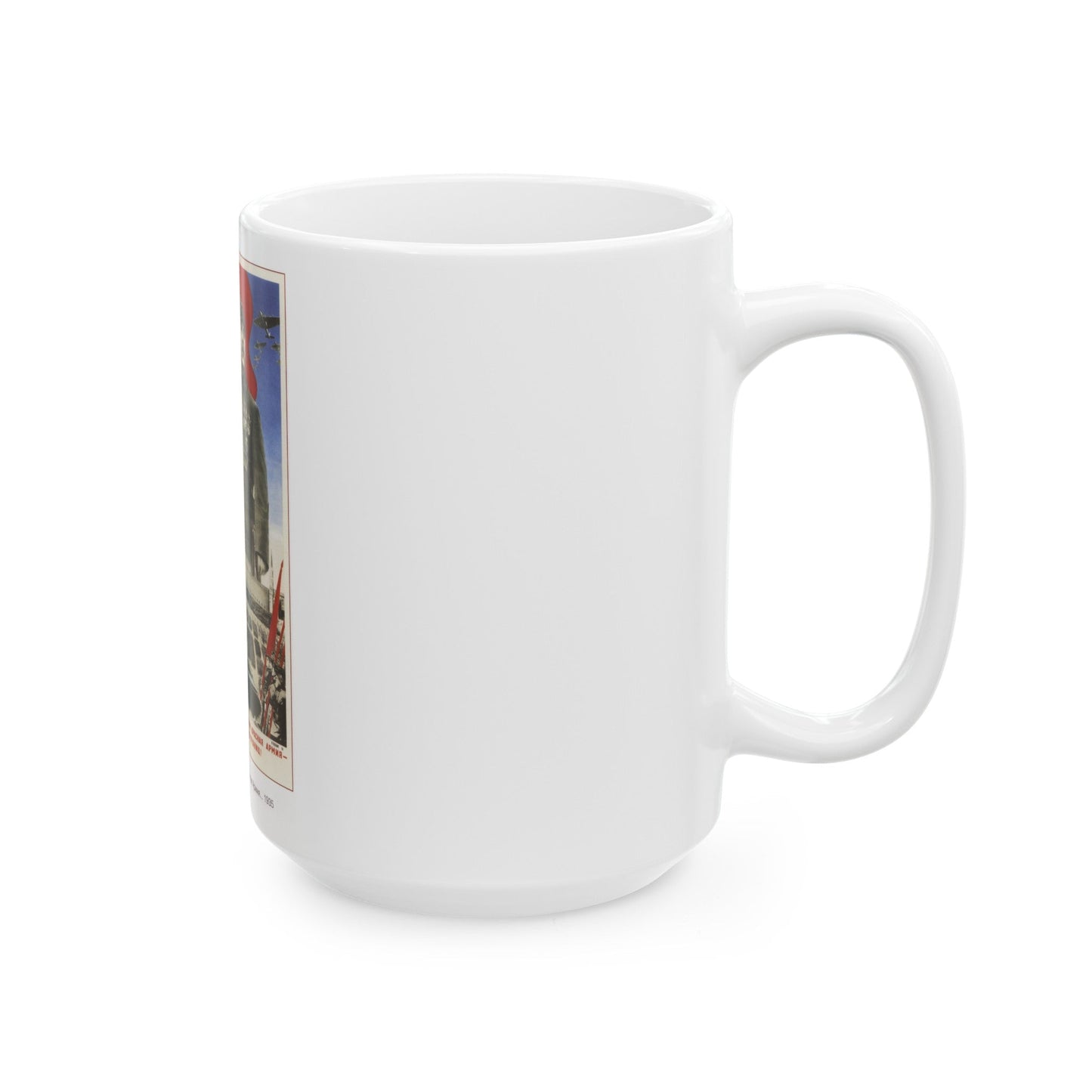 Soviet Era Poster 324 - White Coffee Mug-The Sticker Space