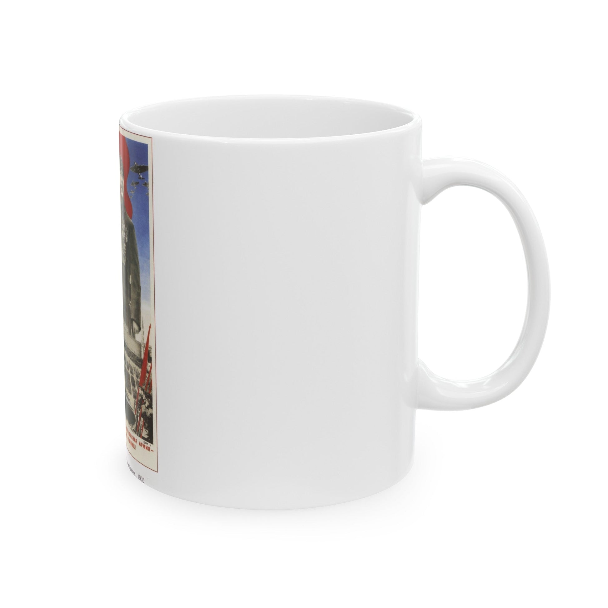 Soviet Era Poster 324 - White Coffee Mug-The Sticker Space