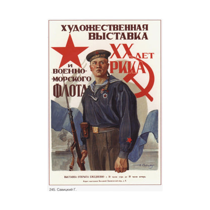 Soviet Era Poster 328 - Paper Poster-The Sticker Space