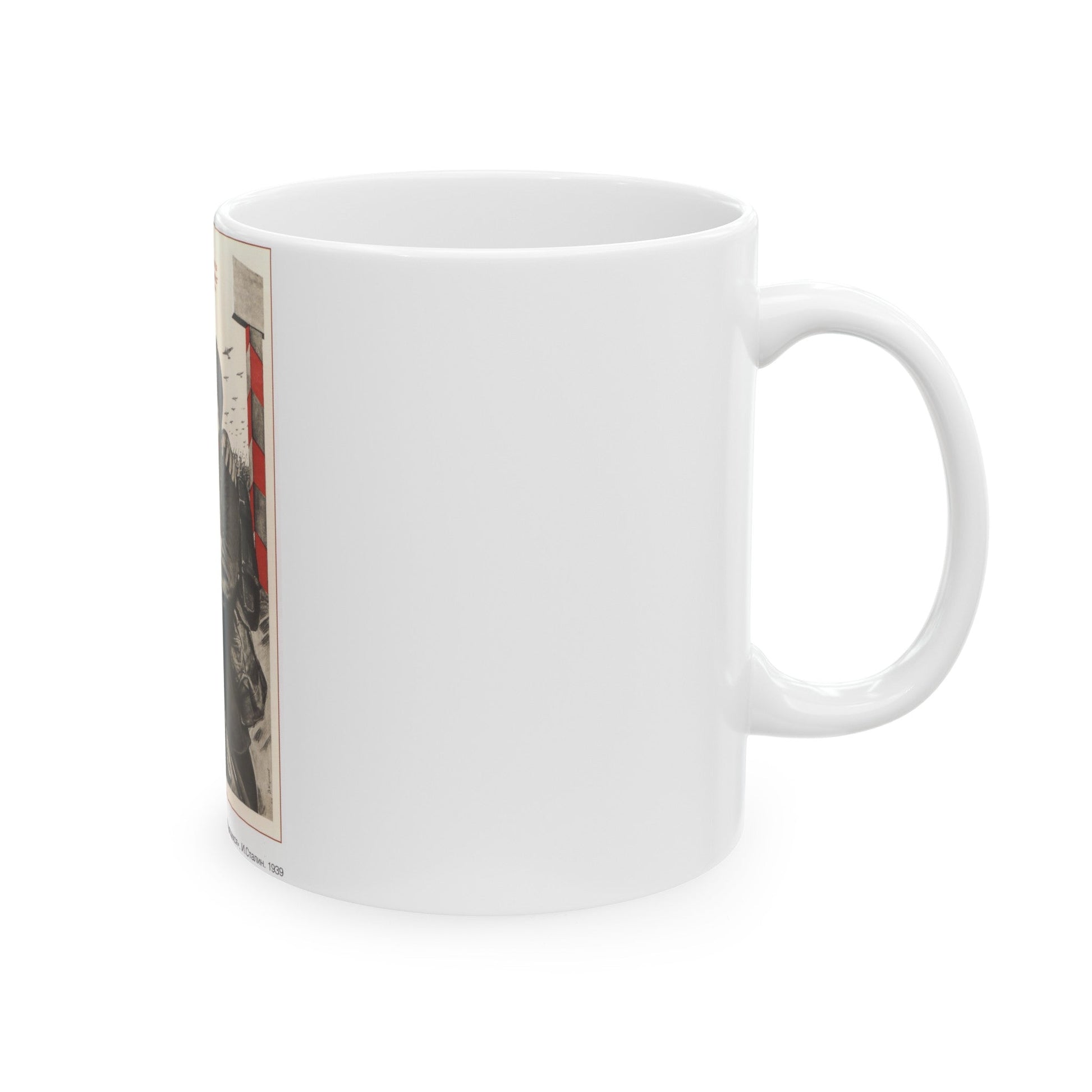 Soviet Era Poster 331 - White Coffee Mug-The Sticker Space