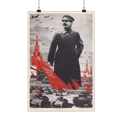 Soviet Era Poster 332 - Paper Poster 12″ x 18″ Matte - The Sticker Space