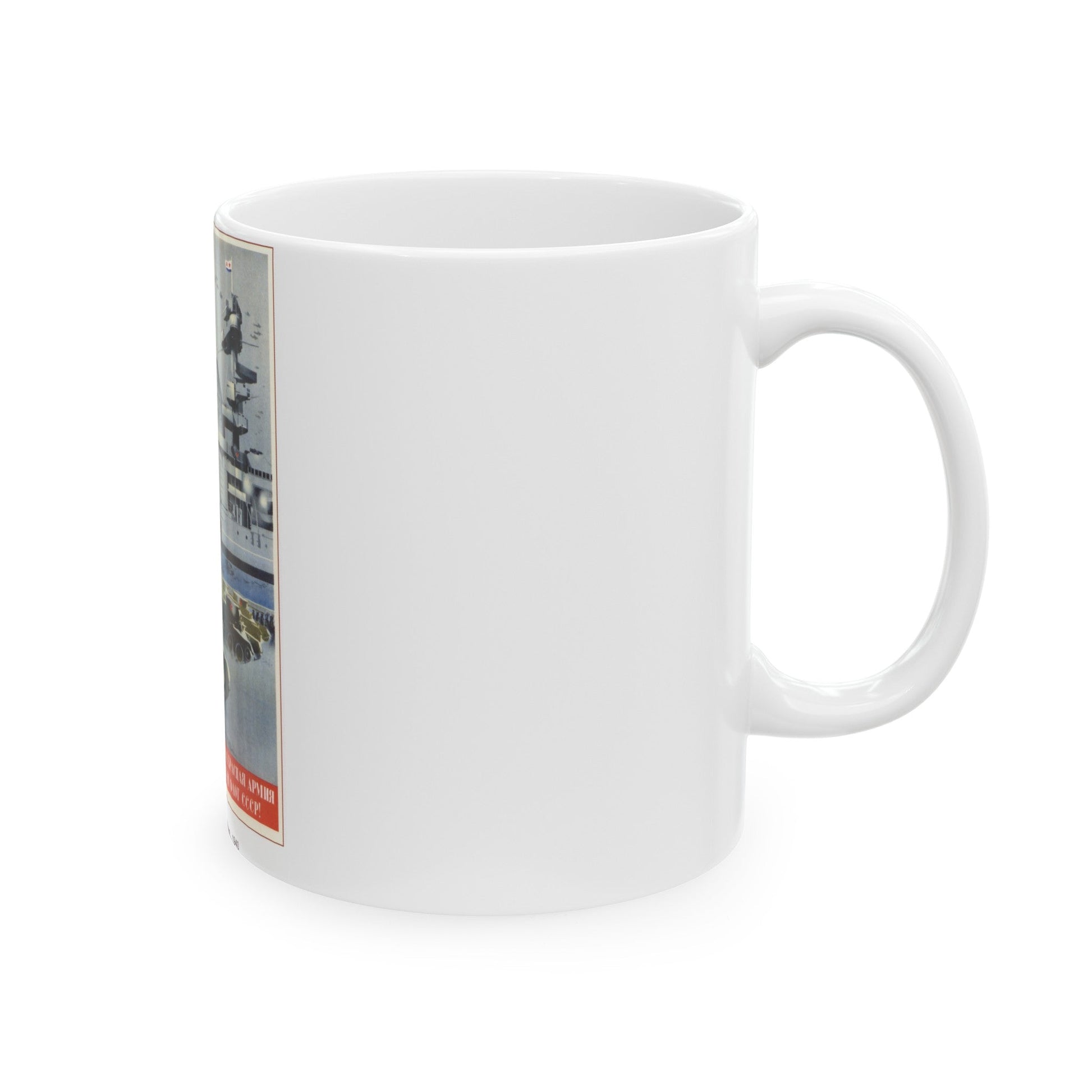 Soviet Era Poster 333 - White Coffee Mug-The Sticker Space