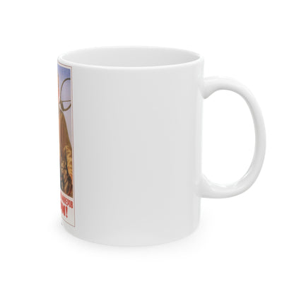 Soviet Era Poster 337 - White Coffee Mug-The Sticker Space