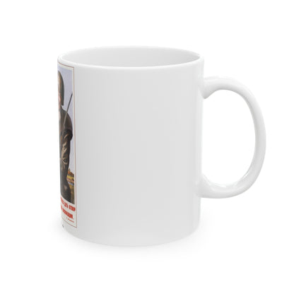 Soviet Era Poster 338 - White Coffee Mug-The Sticker Space