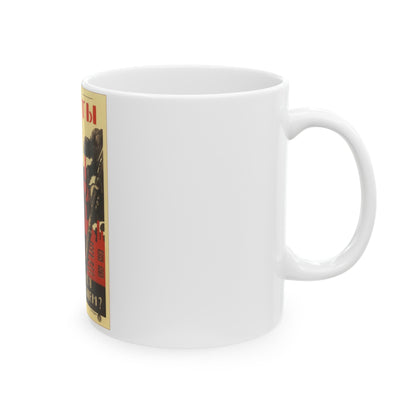 Soviet Era Poster 339 - White Coffee Mug-The Sticker Space