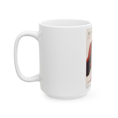 Soviet Era Poster 34 - White Coffee Mug-The Sticker Space