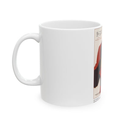 Soviet Era Poster 34 - White Coffee Mug-The Sticker Space