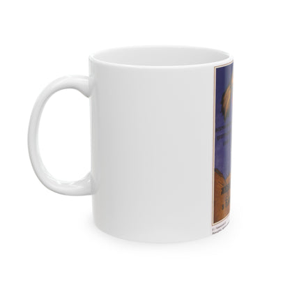 Soviet Era Poster 340 - White Coffee Mug-The Sticker Space