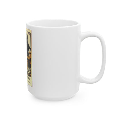 Soviet Era Poster 343 - White Coffee Mug-The Sticker Space