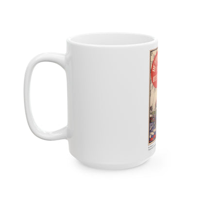 Soviet Era Poster 346 - White Coffee Mug-The Sticker Space