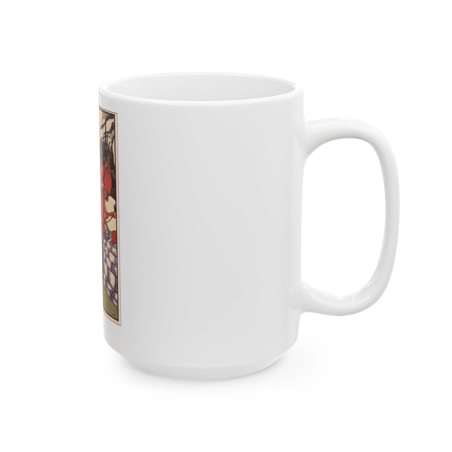 Soviet Era Poster 346 - White Coffee Mug-The Sticker Space