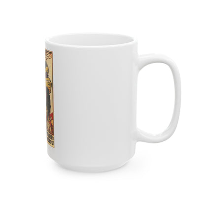 Soviet Era Poster 349 - White Coffee Mug-The Sticker Space