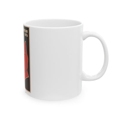 Soviet Era Poster 371 - White Coffee Mug-The Sticker Space