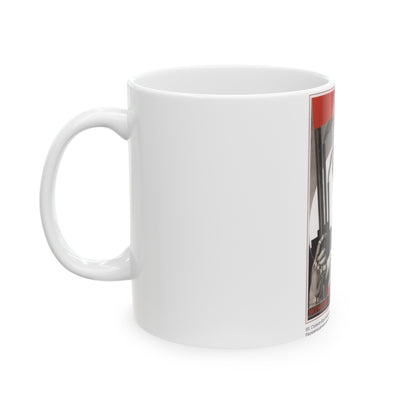 Soviet Era Poster 373 - White Coffee Mug-The Sticker Space