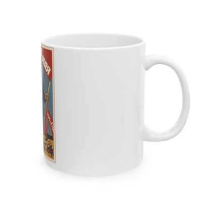 Soviet Era Poster 374 - White Coffee Mug-The Sticker Space