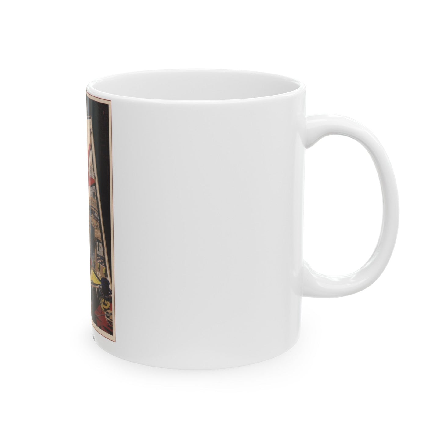 Soviet Era Poster 378 - White Coffee Mug-The Sticker Space