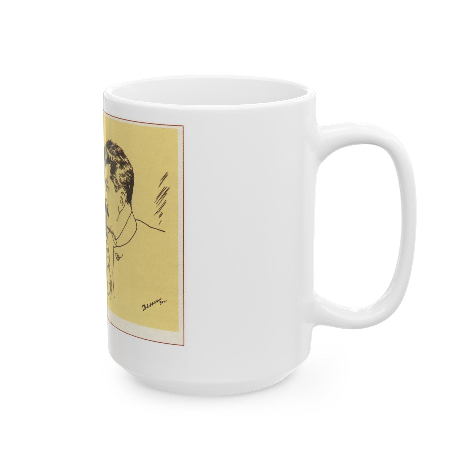 Soviet Era Poster 379 - White Coffee Mug-The Sticker Space