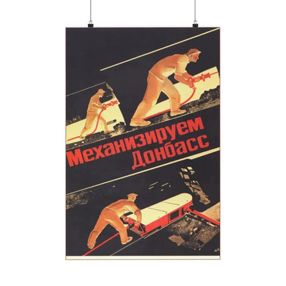 Soviet Era Poster 381 - Paper Poster 20″ x 30″ Matte - The Sticker Space