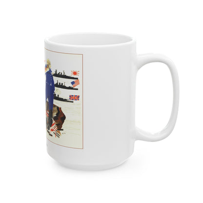 Soviet Era Poster 384 - White Coffee Mug-The Sticker Space