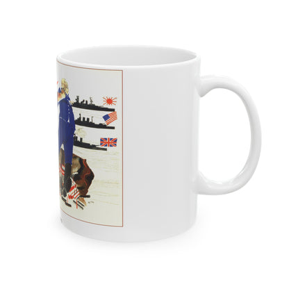 Soviet Era Poster 384 - White Coffee Mug-The Sticker Space