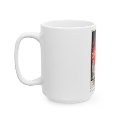 Soviet Era Poster 386 - White Coffee Mug-The Sticker Space