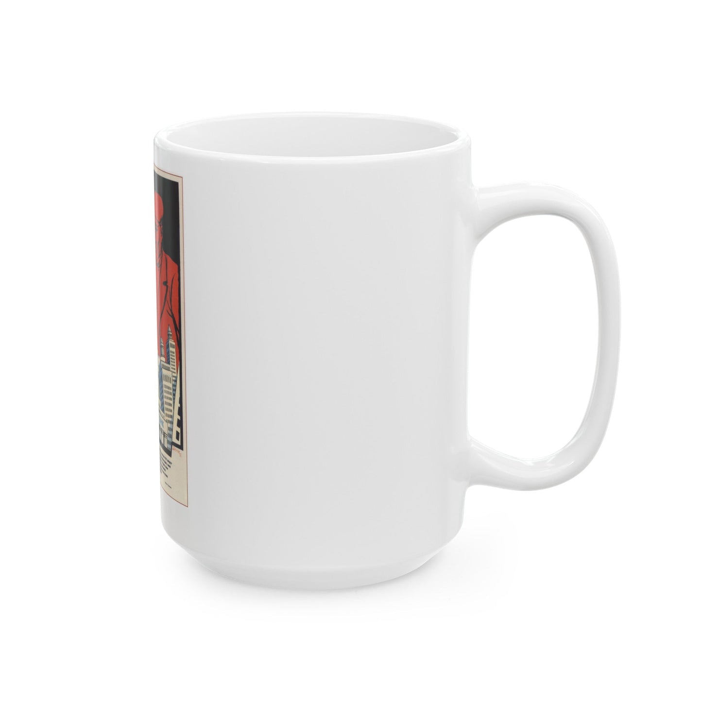 Soviet Era Poster 386 - White Coffee Mug-The Sticker Space