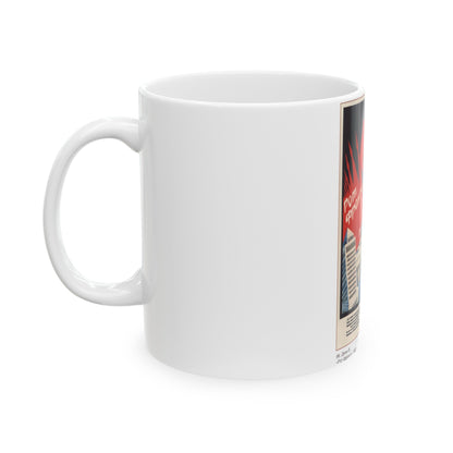 Soviet Era Poster 386 - White Coffee Mug-The Sticker Space