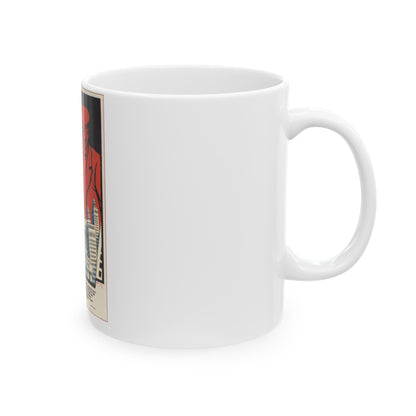 Soviet Era Poster 386 - White Coffee Mug-The Sticker Space