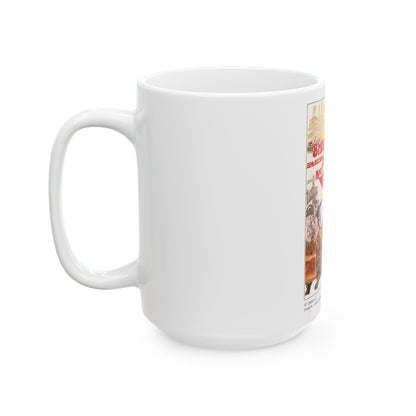 Soviet Era Poster 387 - White Coffee Mug-The Sticker Space